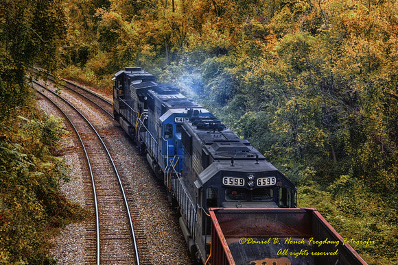 Autumn Coal Train